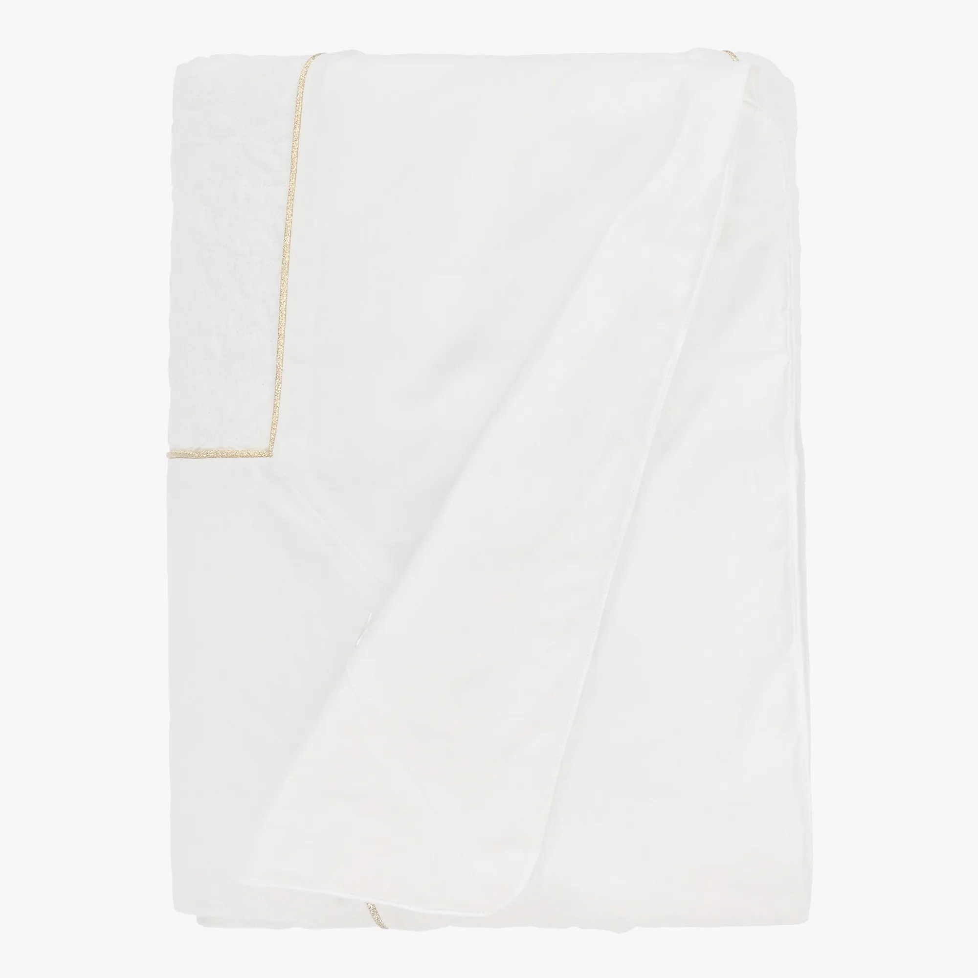 Ivory Cotton Padded Baby Blanket (99cm)