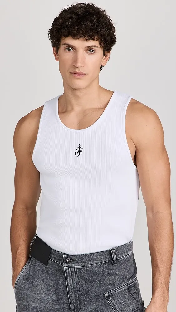 JW Anderson   Anchor Embroidery Tank Top 