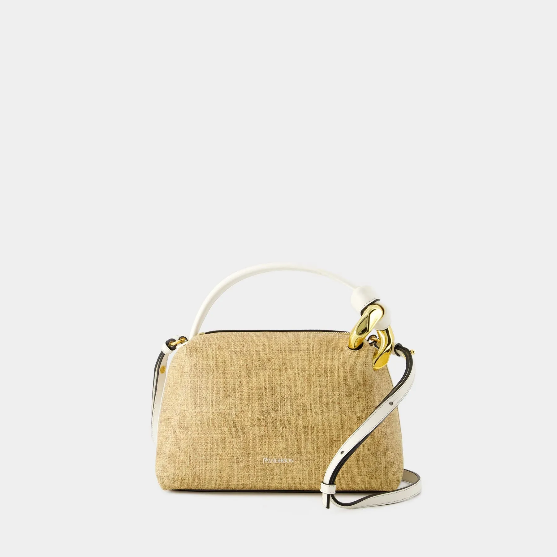 J.W. Anderson  The JWA Corner Small Crossbody - J.W. Anderson - Leather - Sand