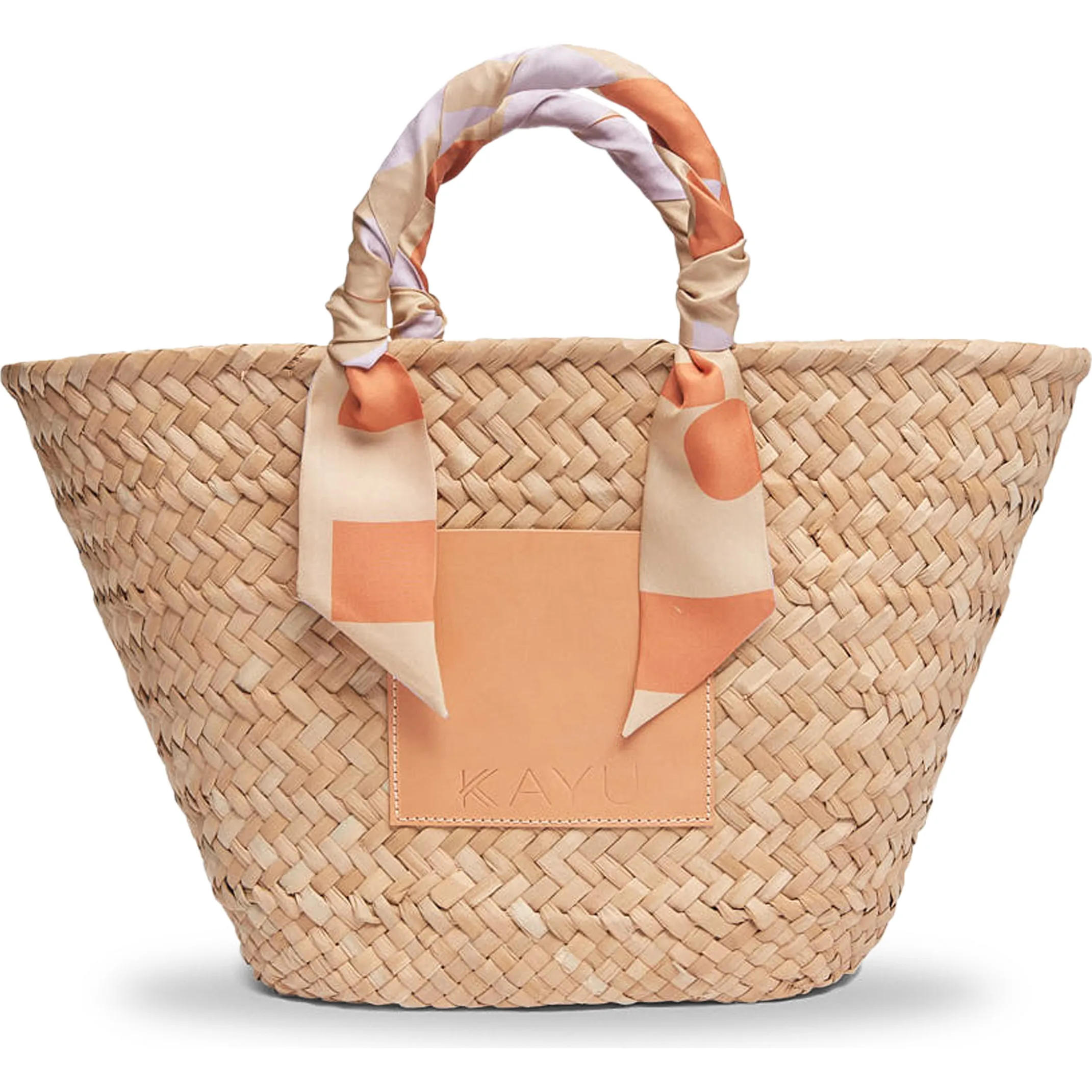 Kayu Women's Clementine Woven Seagrass Tote, Multicolors