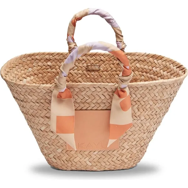 Kayu Women's Clementine Woven Seagrass Tote, Multicolors