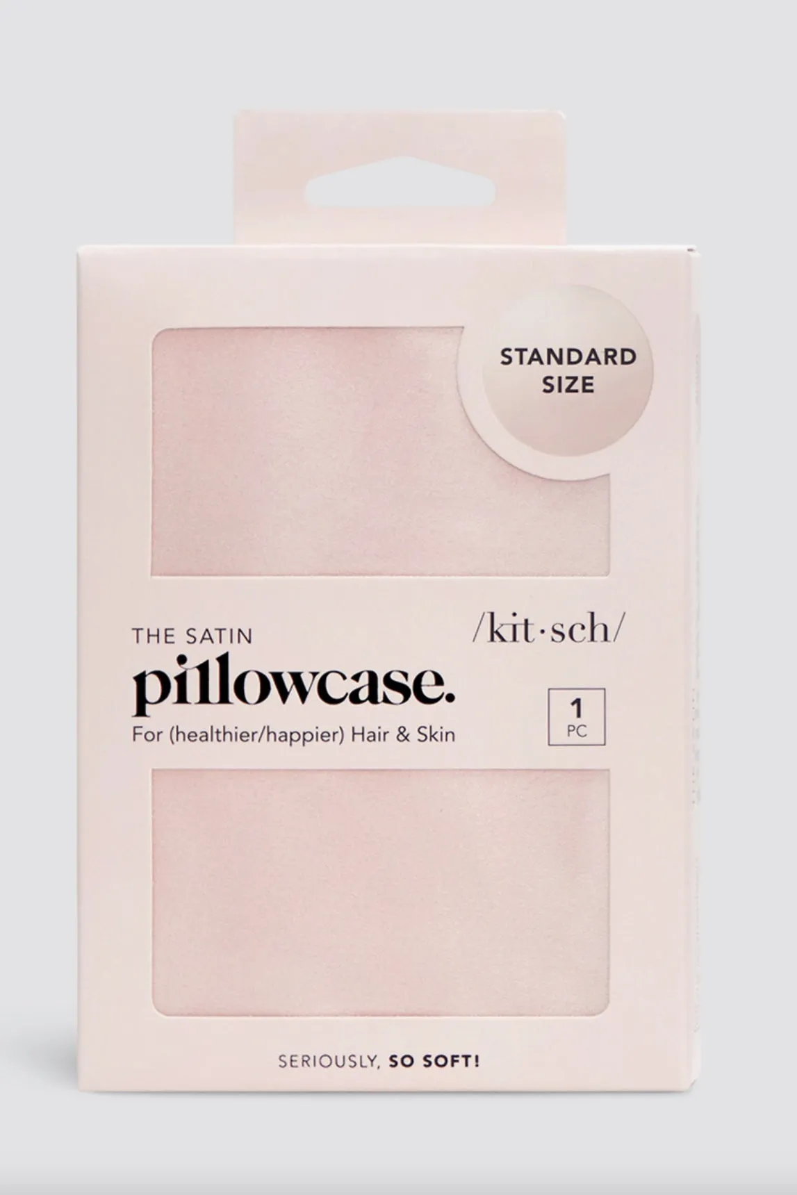 KITSCH - Satin Pillowcase - Blush