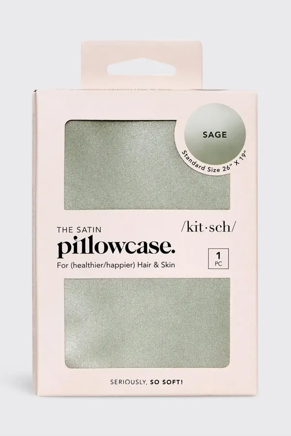 KITSCH Satin Pillowcase - Sage