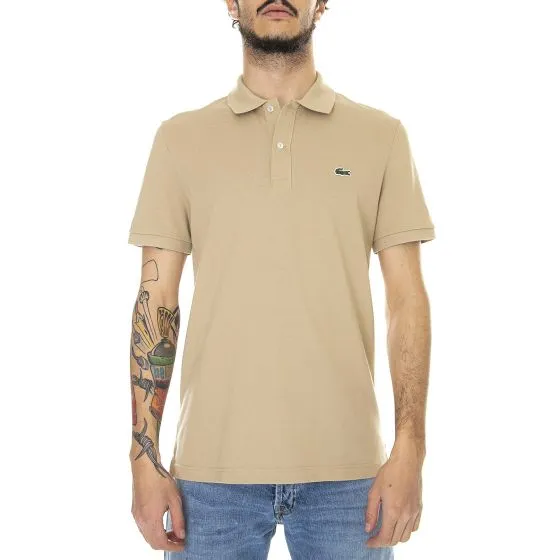 Lacoste Mens 02S Beige Polo Shirt