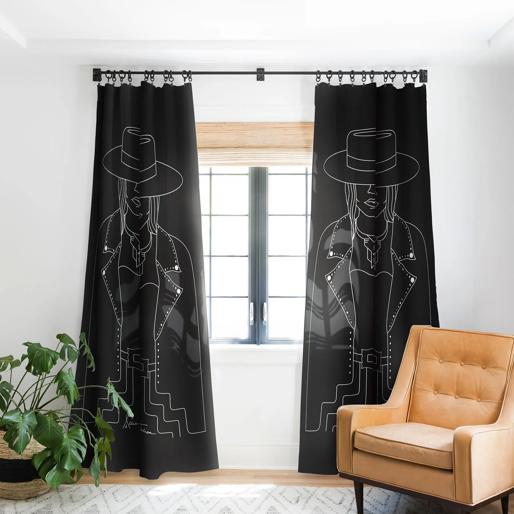 Lady Outlaw Blackout Window Curtains (DS) DD