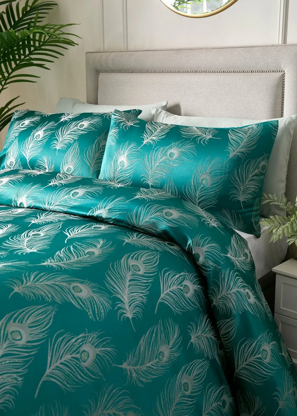 Laurence Llewelyn-Bowen Dandy Blue Jacquard Duvet Cover Set