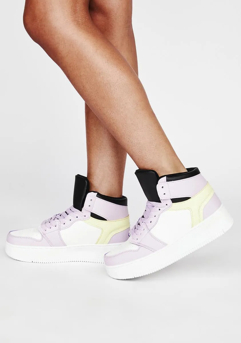 Lilac Starting Line Sneakers-