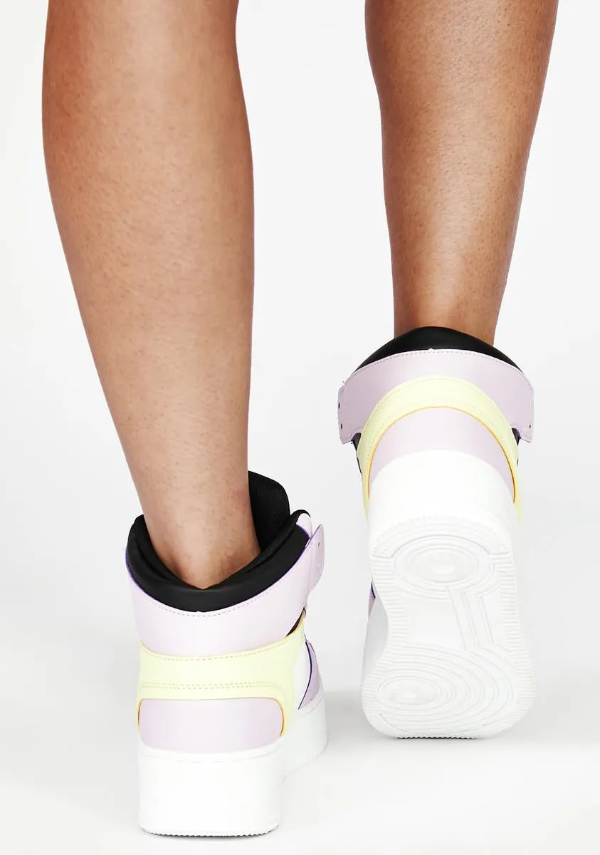 Lilac Starting Line Sneakers-