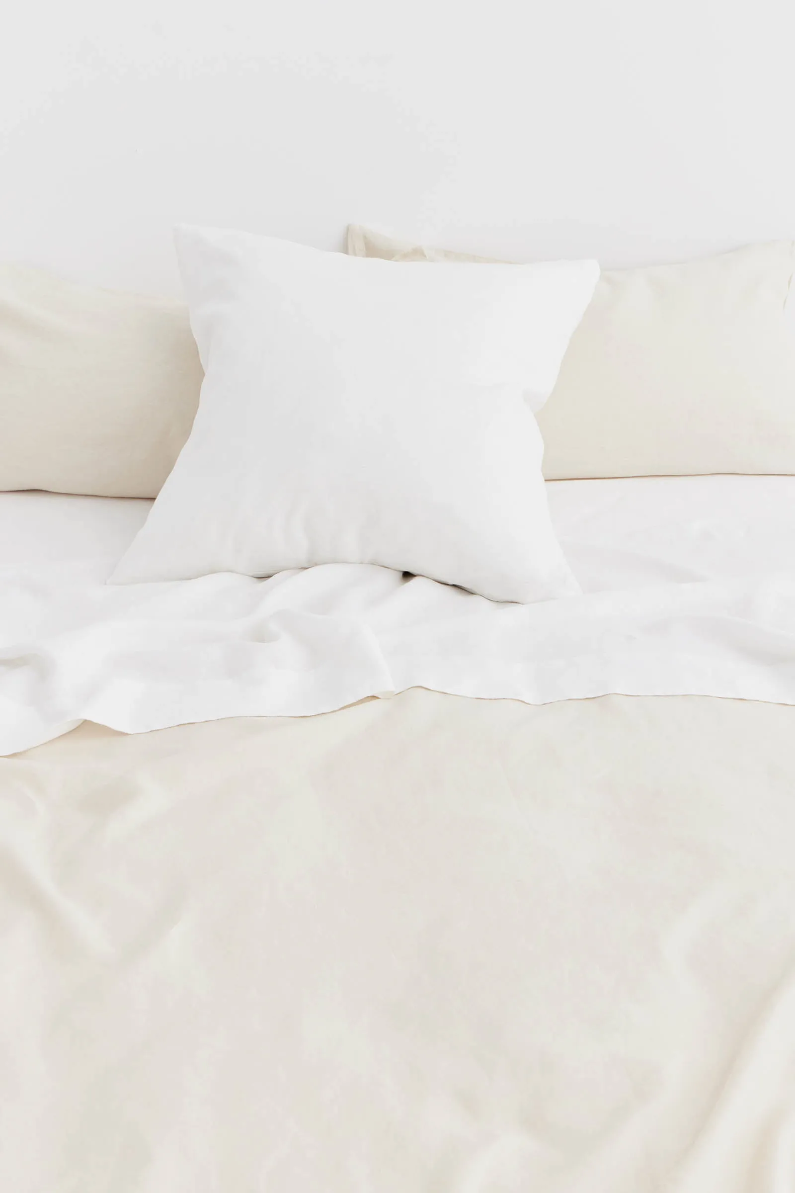 Linen European Pillow Case White