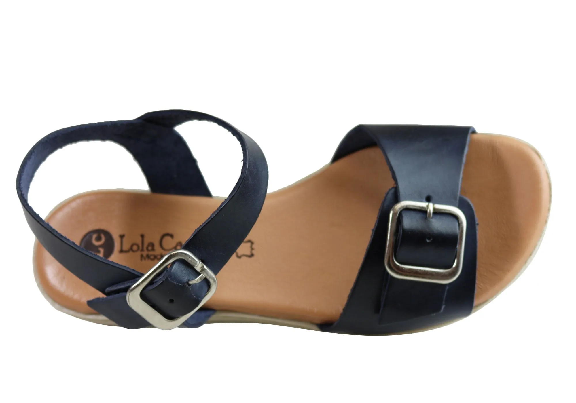 Lola Canales Koz Womens Comfortable Soft Leather Sandals Made In Spain