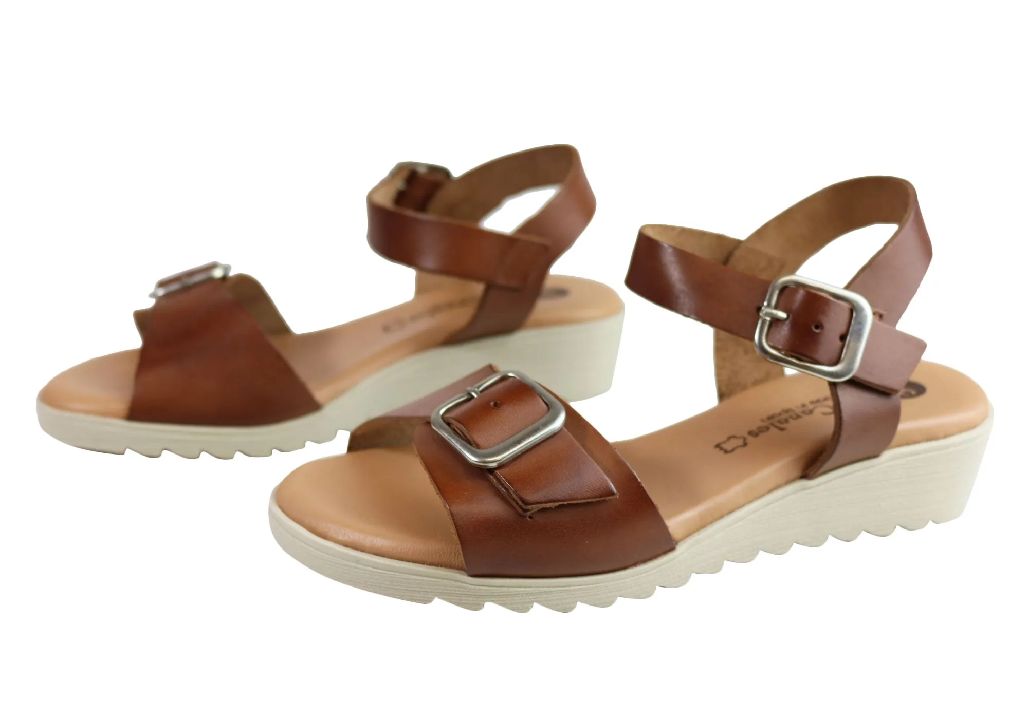 Lola Canales Koz Womens Comfortable Soft Leather Sandals Made In Spain