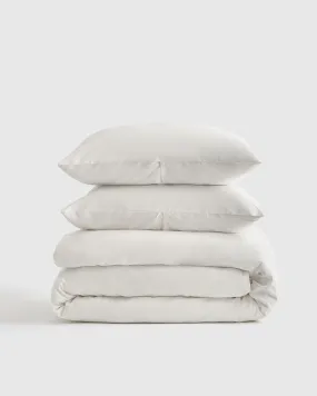 Luxury Organic Signature Sateen Duvet Cover Set