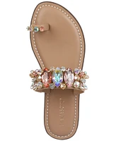 Macy's Thalia Sodi Women's Weylin Embellished Flat Sandals