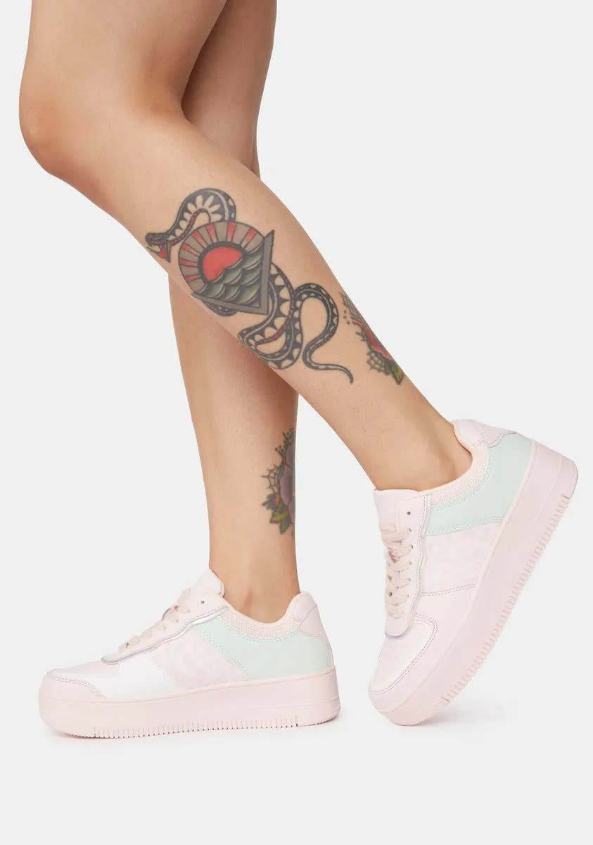 Make It Real Platform Sneakers-