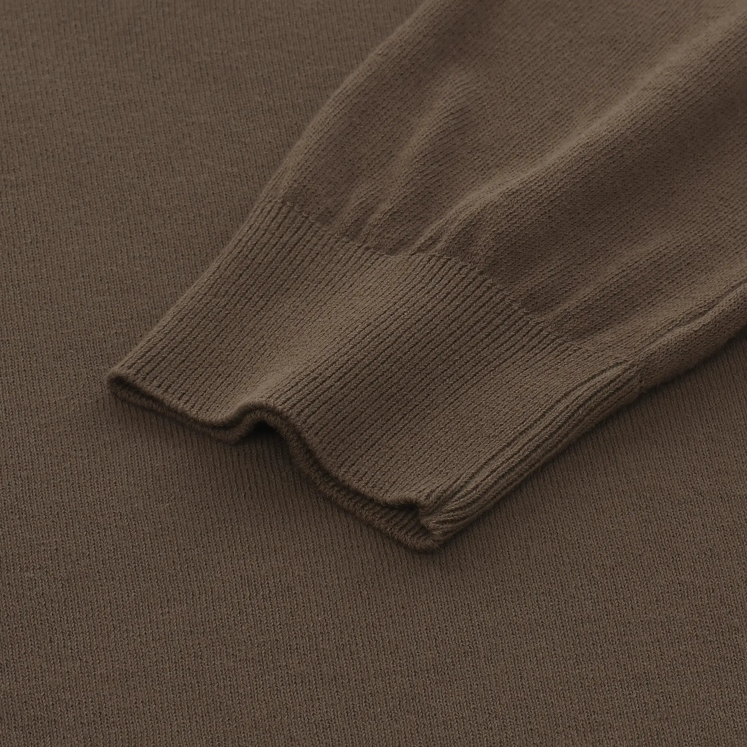  Malo Cotton Pullover in Marrone Brown