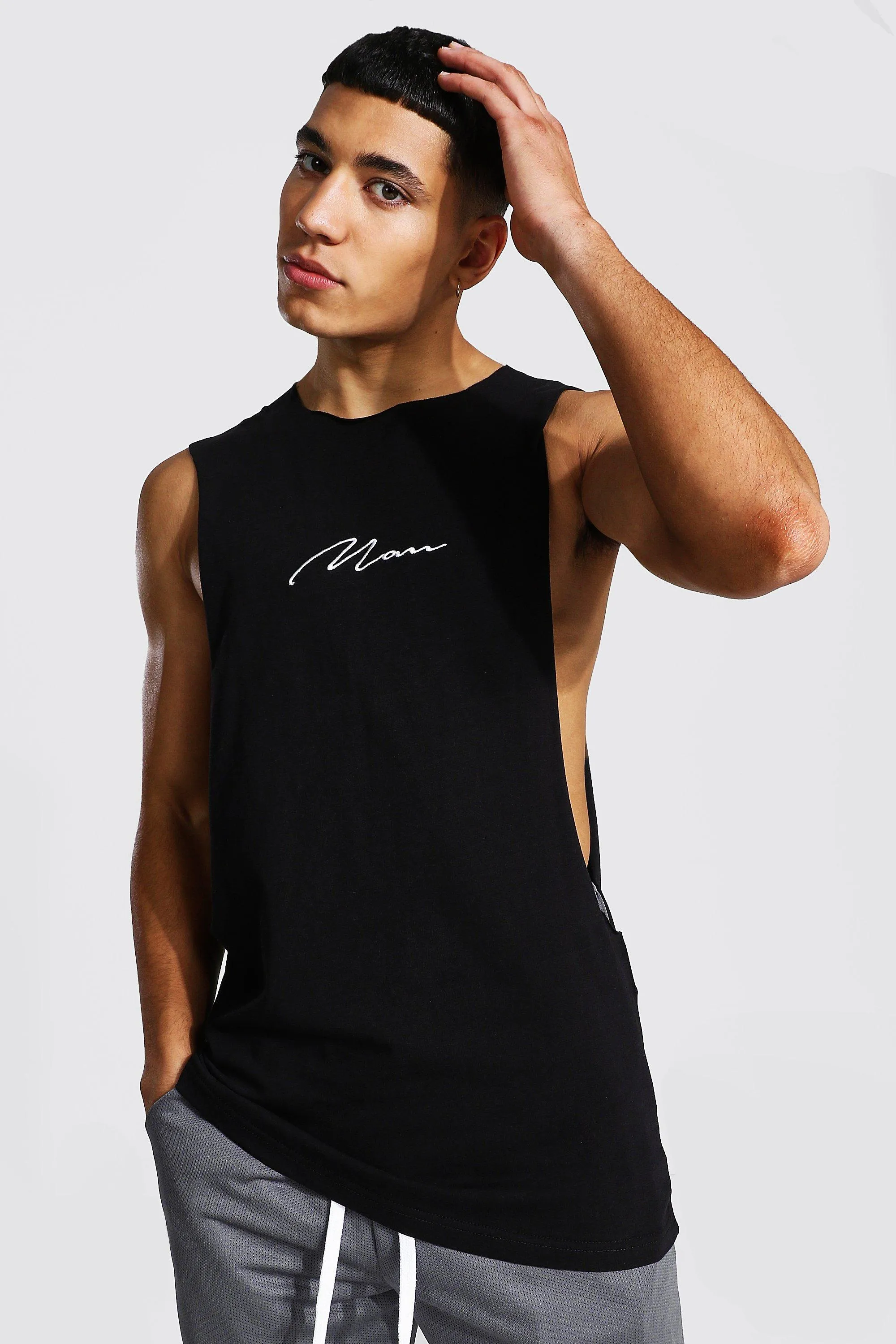 Man Signature Extreme Drop Armhole Tank