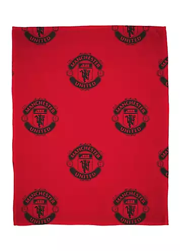 Manchester United FC Classic Sherpa Back Fleece Blanket | Kaleidoscope