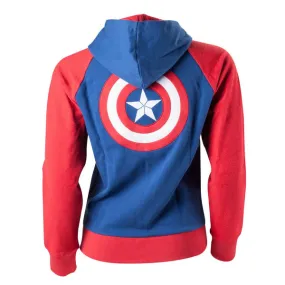 Marvel Captain America Shield Premium Mens Hoodie