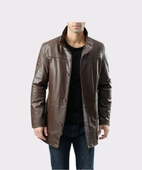 Men's Brown Leather Jacket