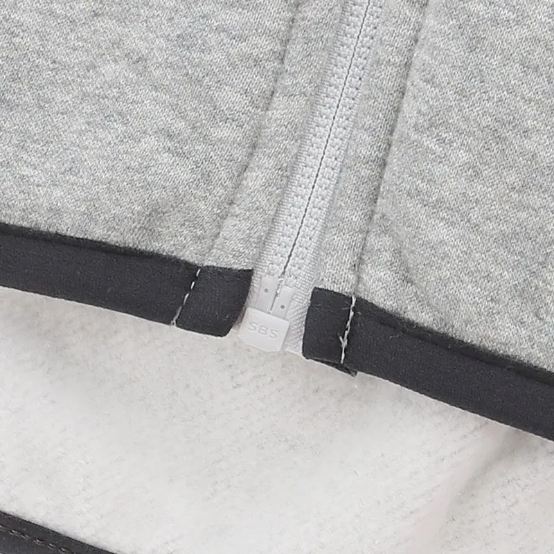 Men's Henry Fleece Full Zip Hoodie Grey