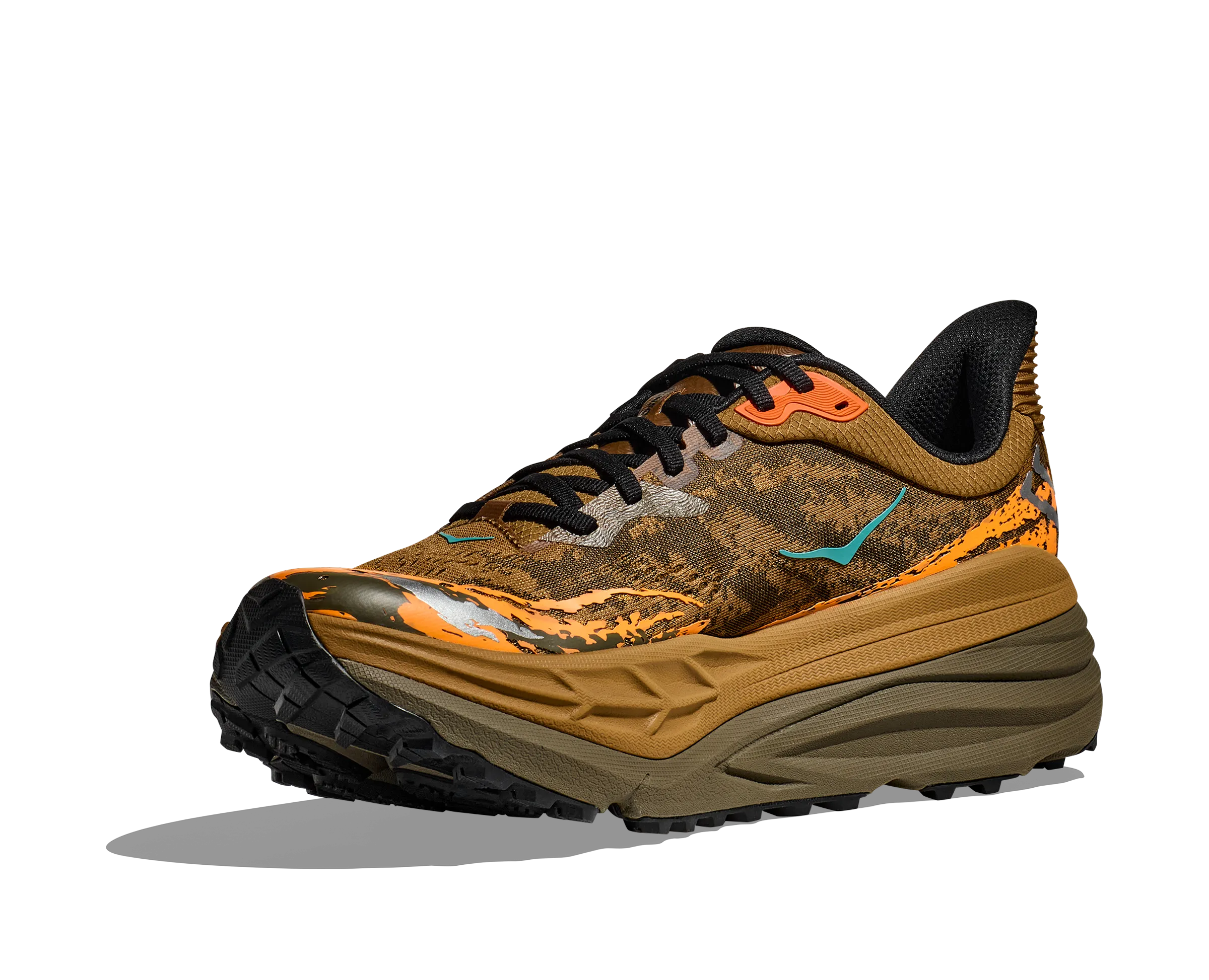 Men's Hoka Stinson 7 Color: Honey/ Antique Olive