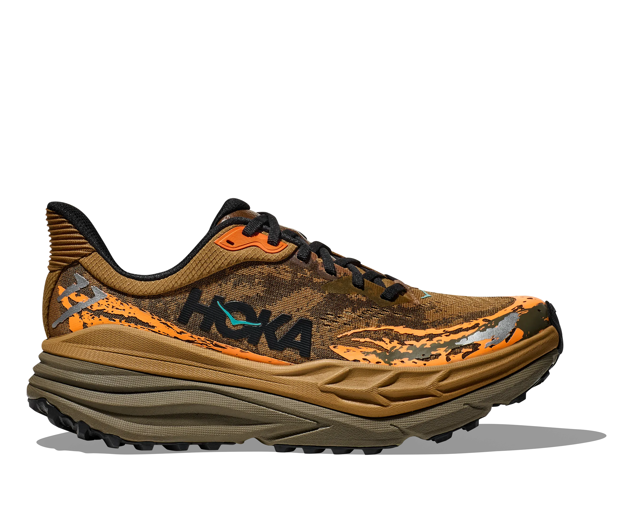 Men's Hoka Stinson 7 Color: Honey/ Antique Olive