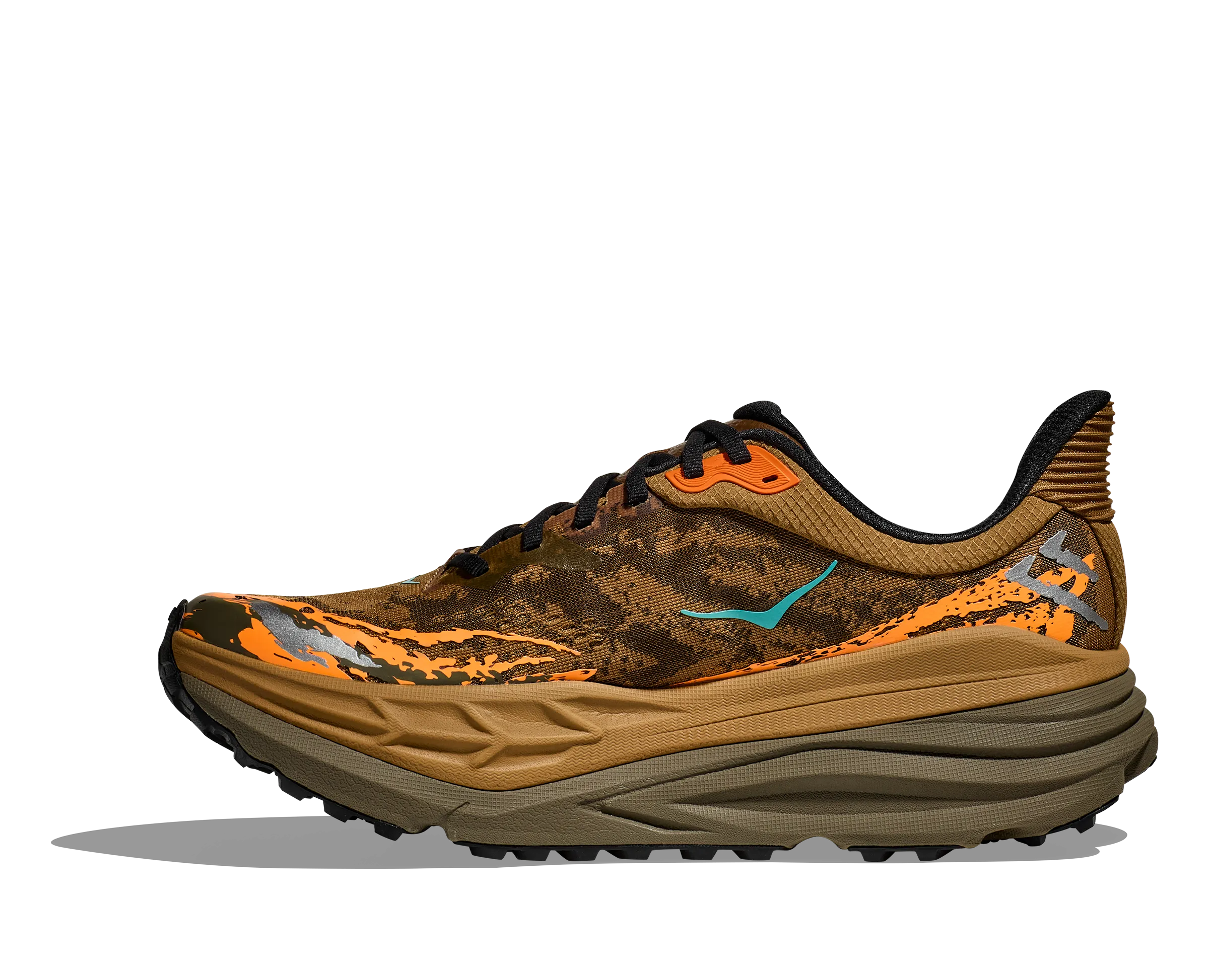 Men's Hoka Stinson 7 Color: Honey/ Antique Olive