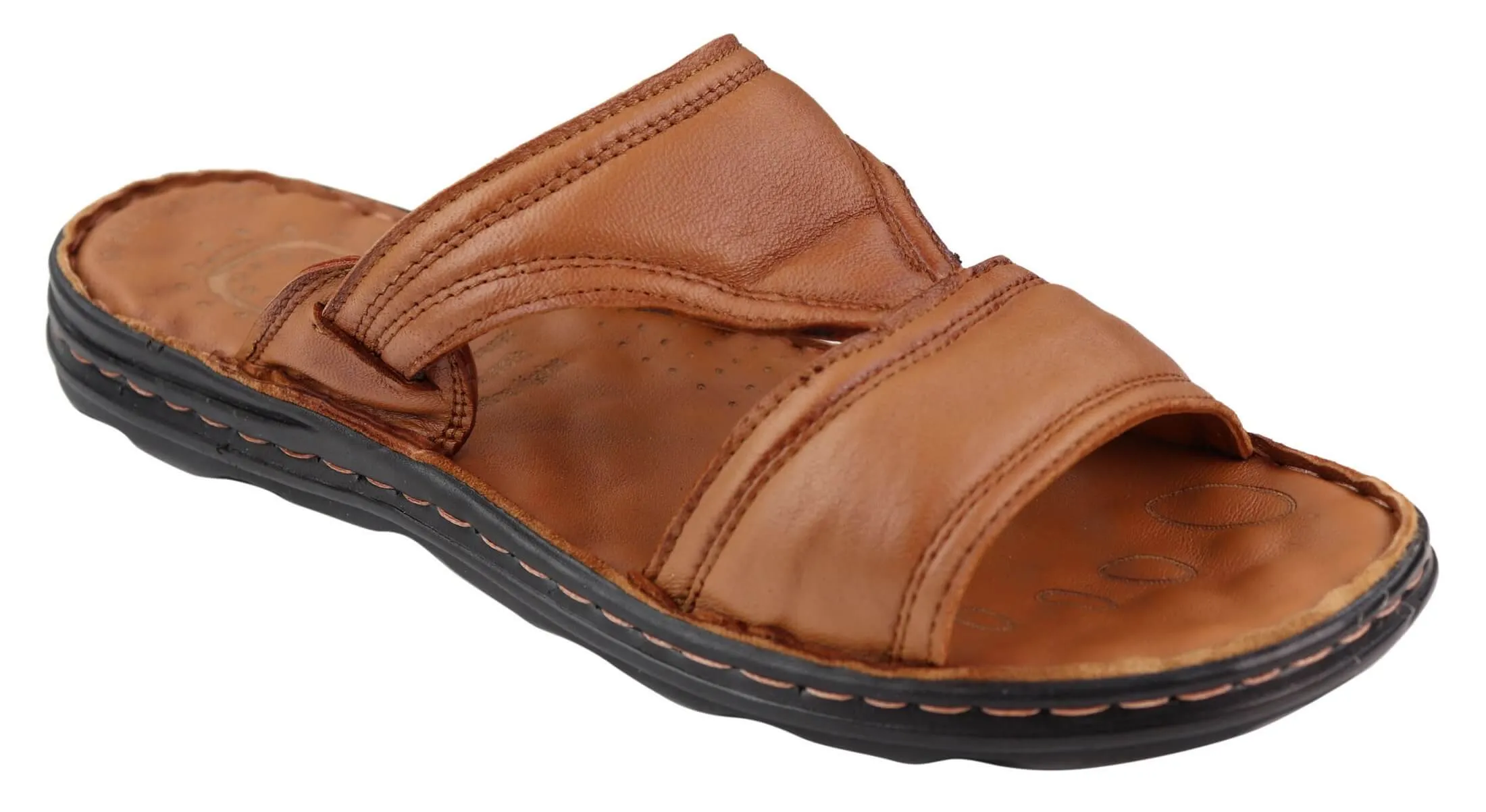 Mens Nappa Leather Slip On Sandals