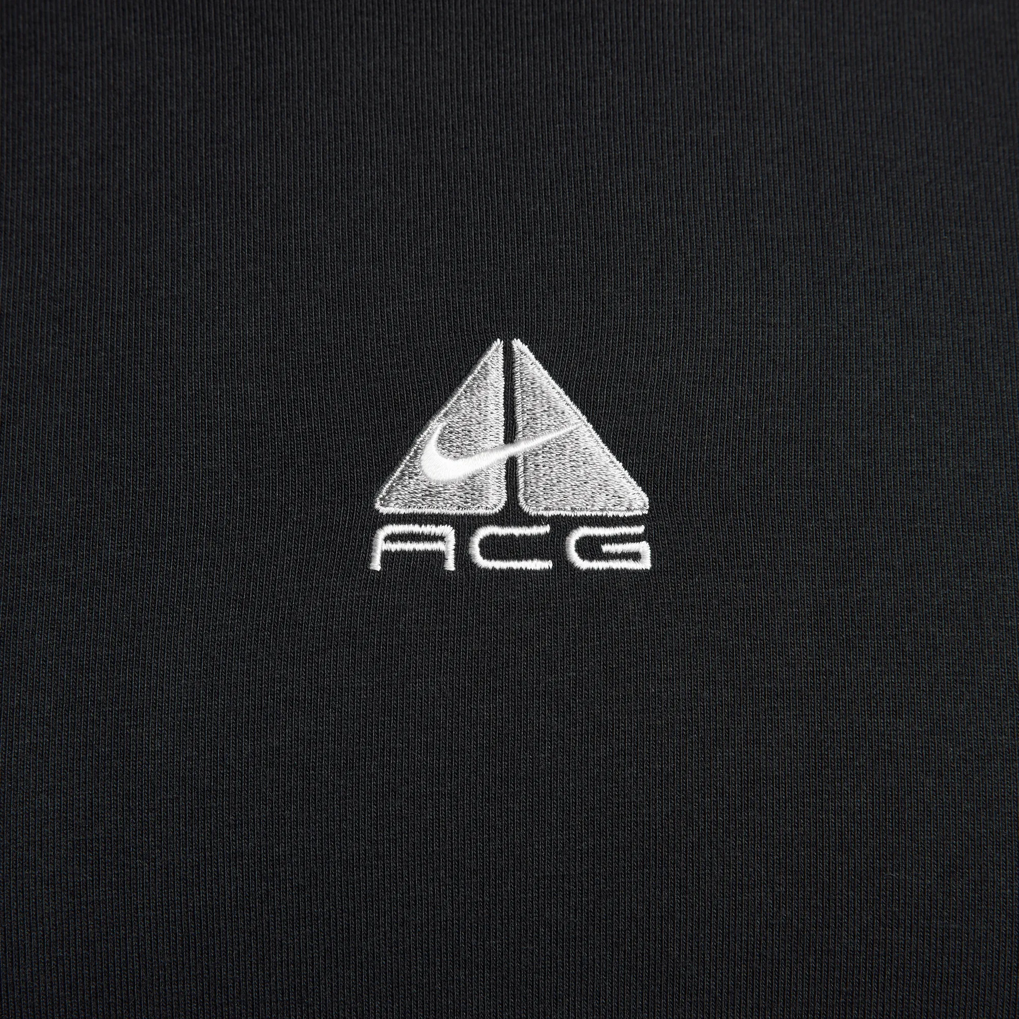 Men's Nike ACG T-Shirt - Black/LT Smoke Grey/Summit White