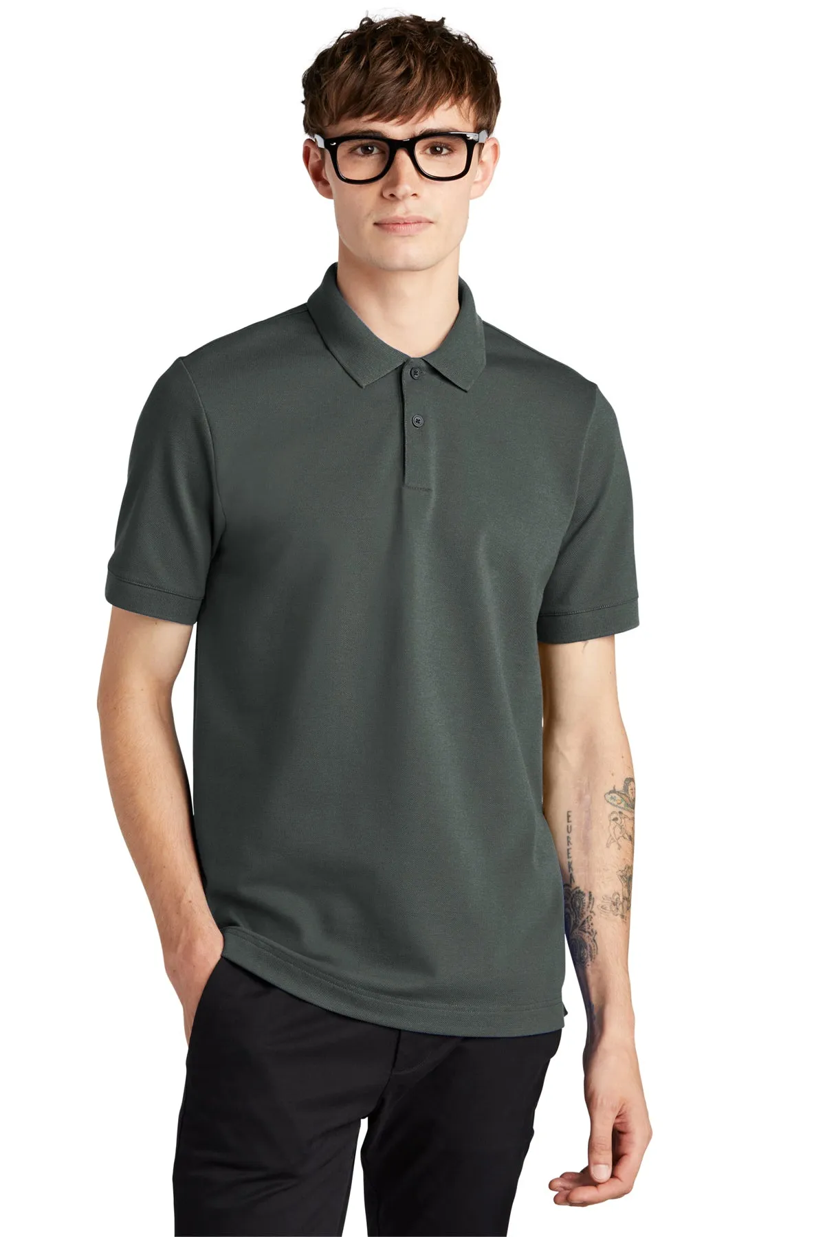 MERCER+METTLE Stretch Heavyweight Pique Polo