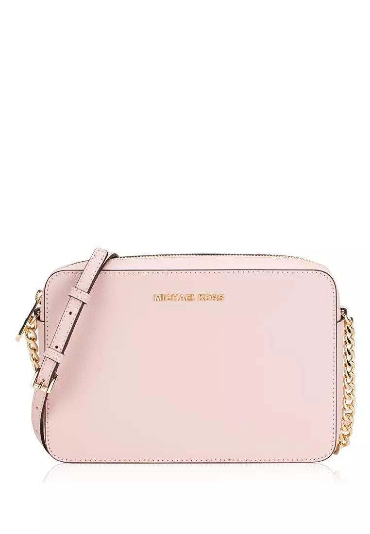 MICHAEL KORS Michael Kors Jet Set Item Large East West Crossbody - Powder Blush