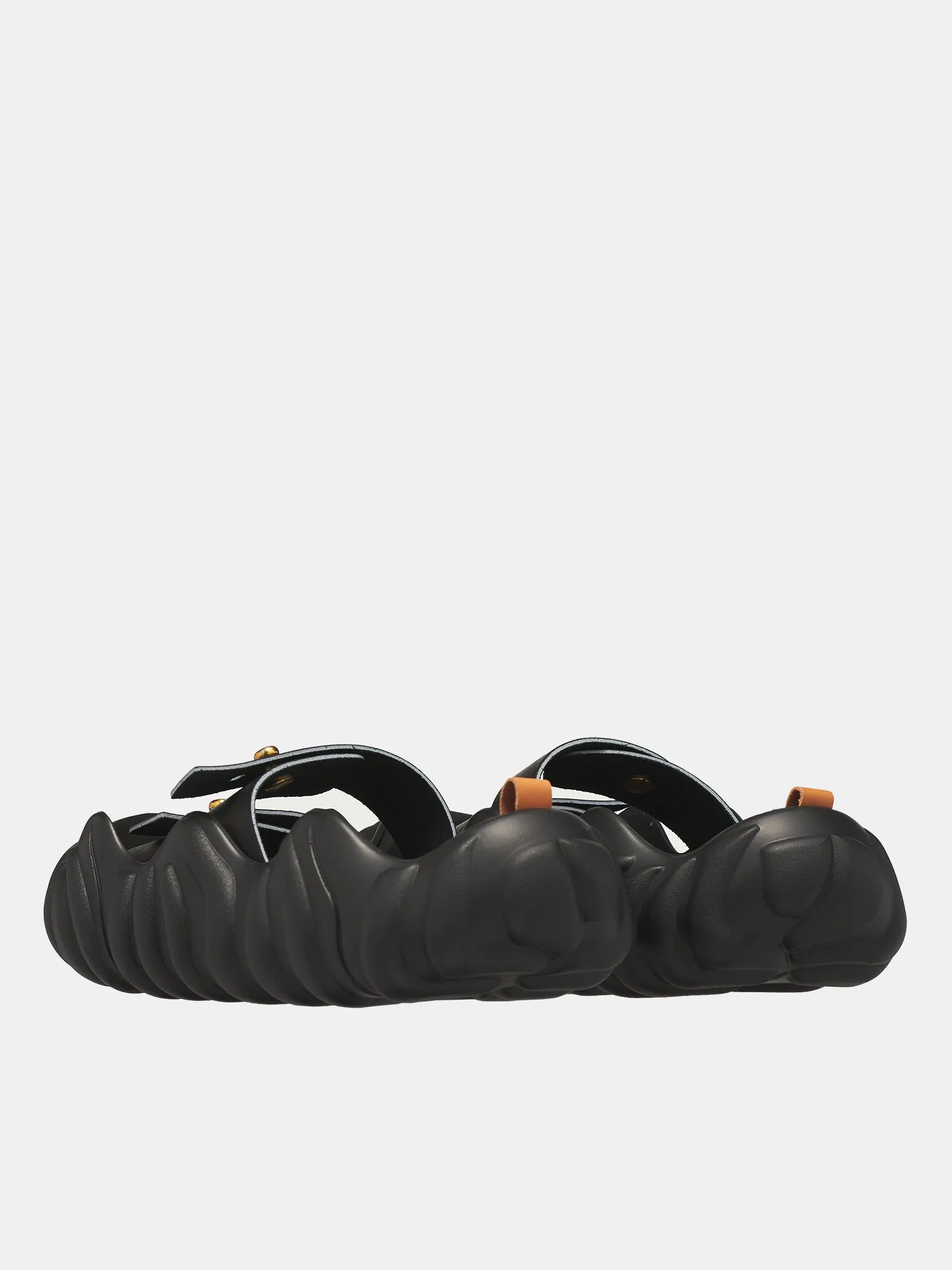 Molded Sole Leather Sandals (NE0-SW-BLACK)