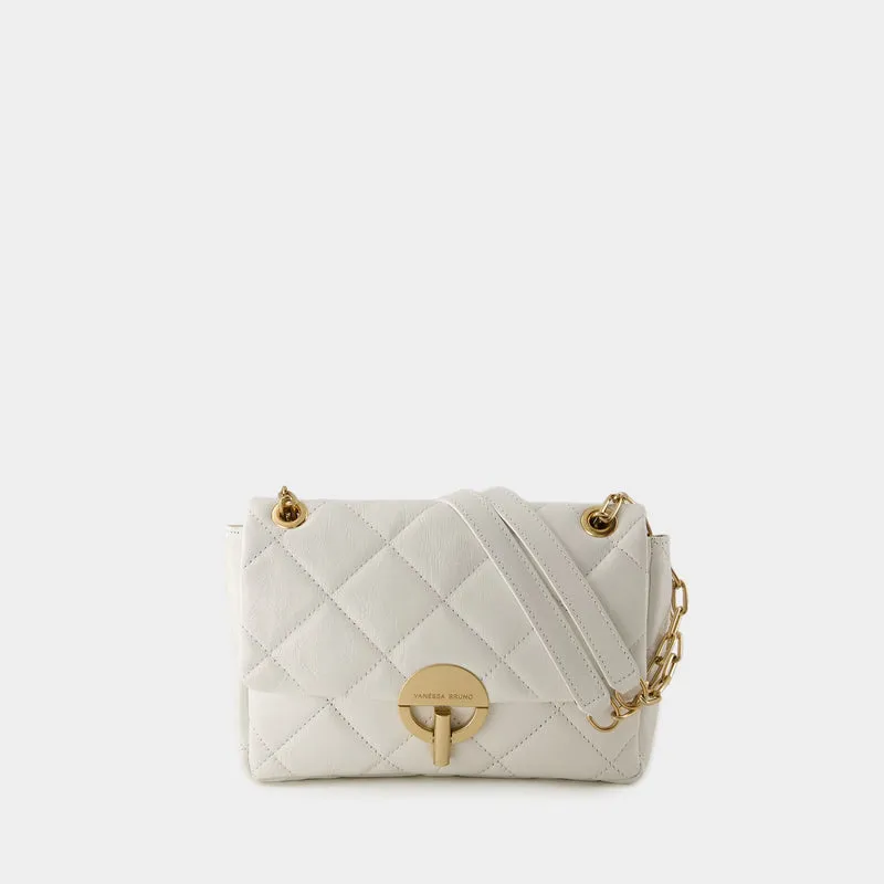 Moon Mm Crossbody - Vanessa Bruno - Leather - White