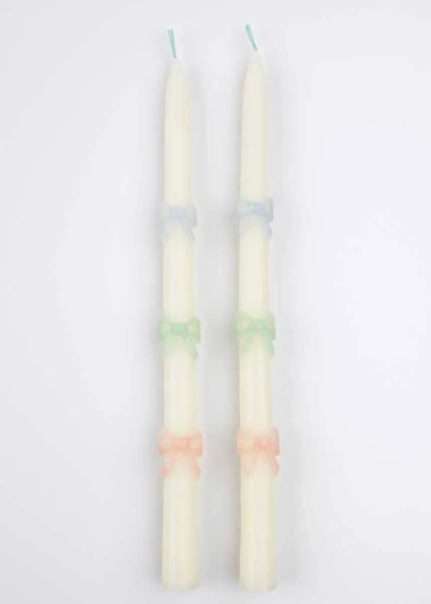 Multi Bow Taper Candles