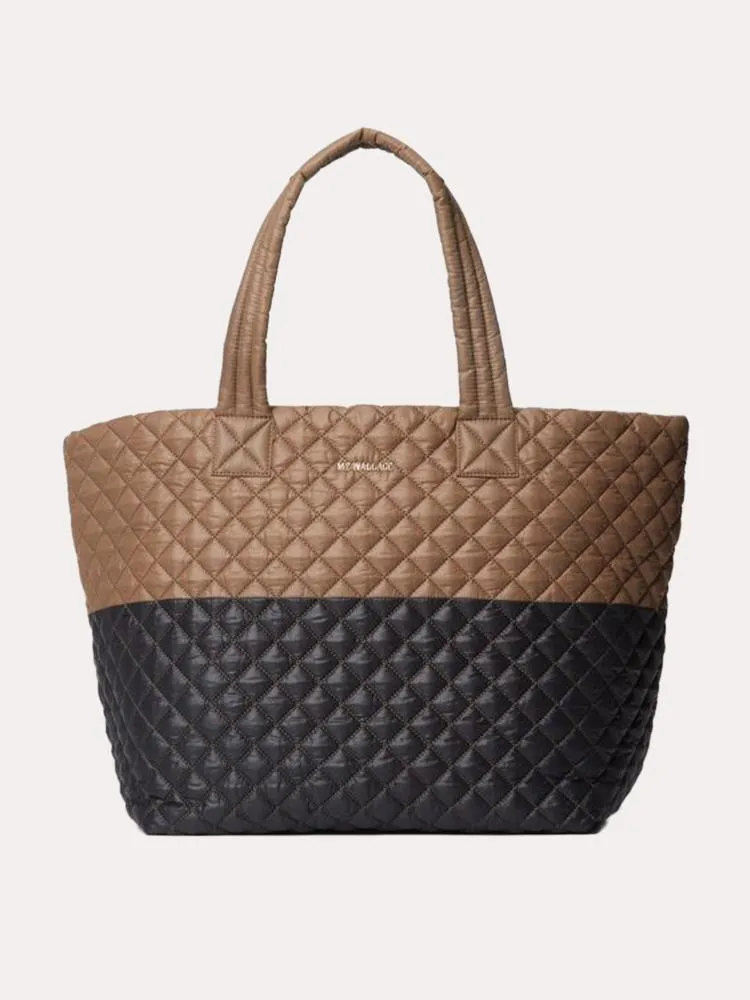     MZ WALLACE  Metro Tote Fawn Black    