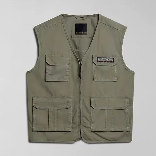 Napapijri Colden Men's Vest | Green - NP0A4HPHGAE1