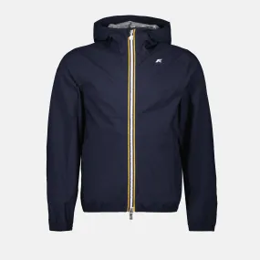 Navy Blue Zip Windbreaker