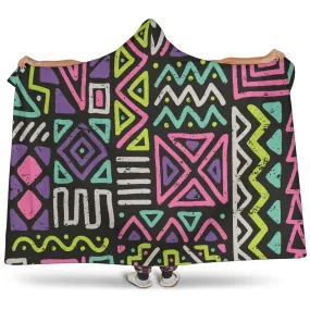 Neon Crazy Hooded Blanket