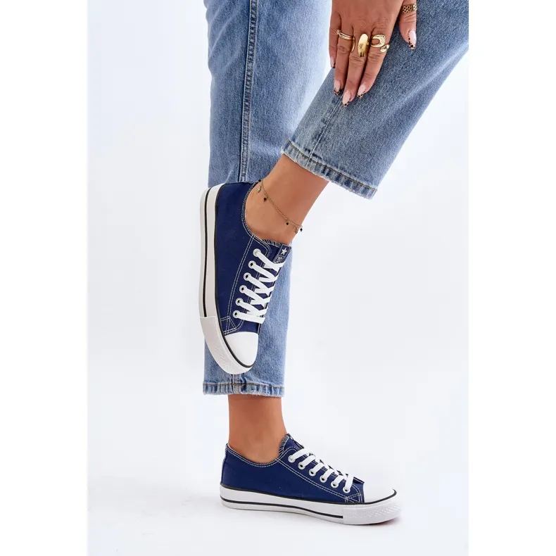 NEWS Women's Classic Navy Blue Ecoma Sneakers