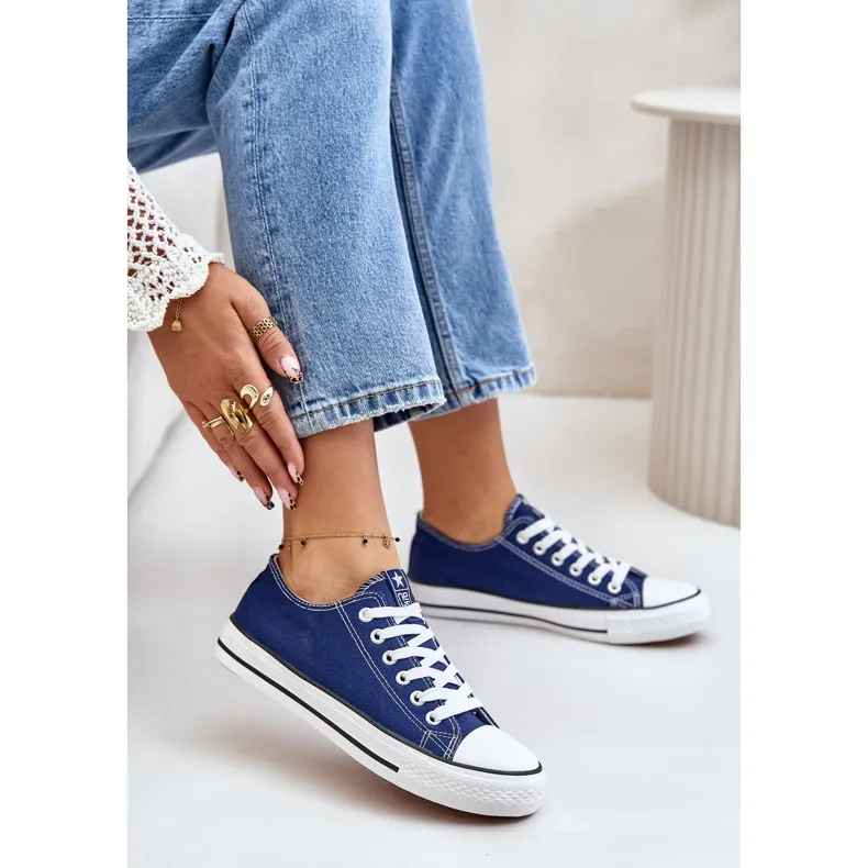 NEWS Women's Classic Navy Blue Ecoma Sneakers