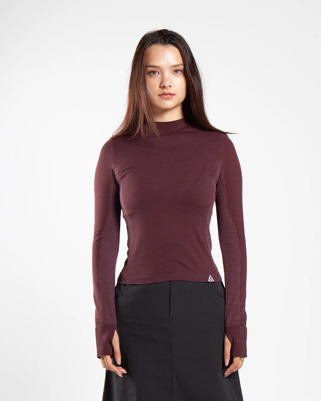 Nike ACG 'Delta River' Longsleeve Top Burgundy Crush