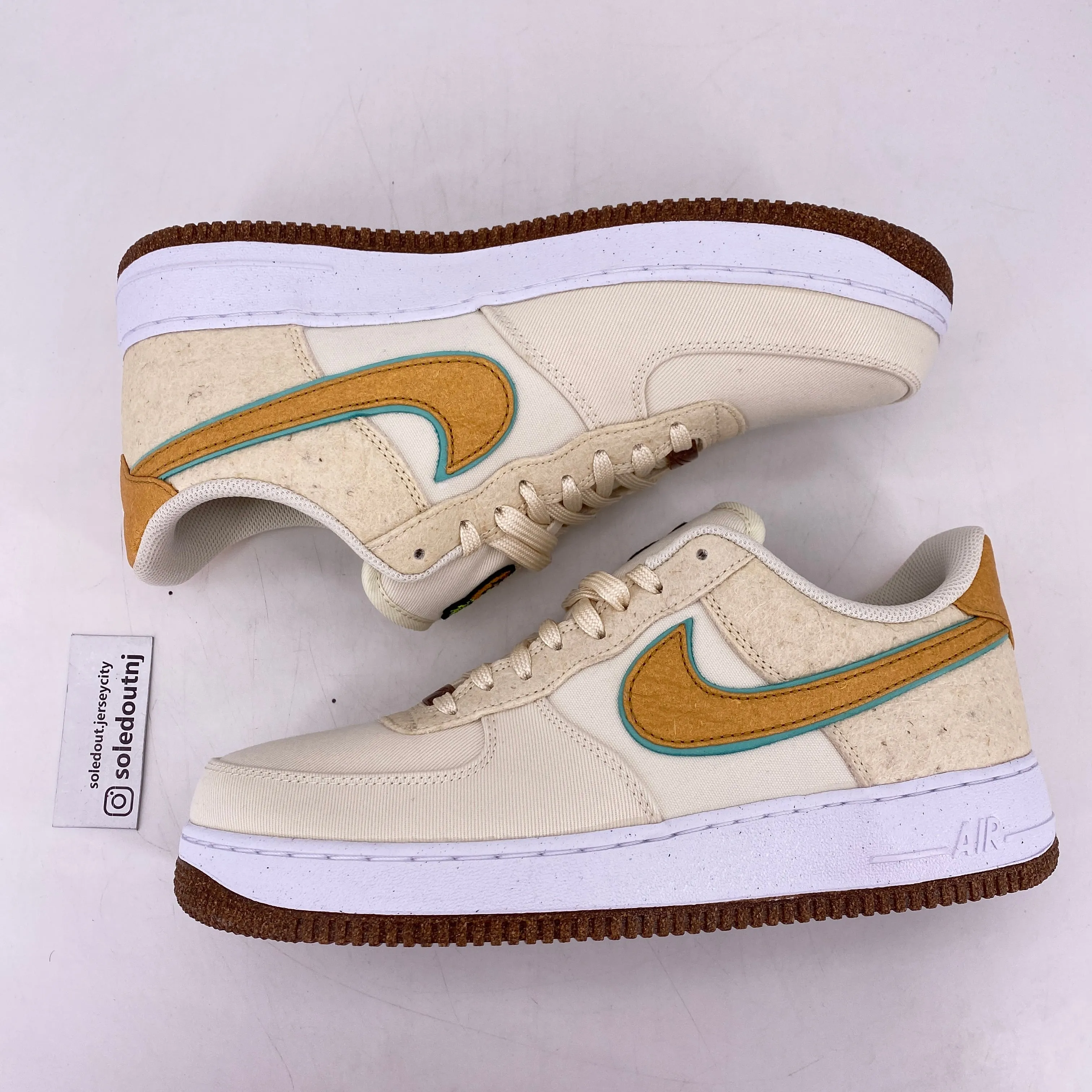 Nike Air Force 1 '07 Happy Pineapple Coconut 2021 New Size 10.5