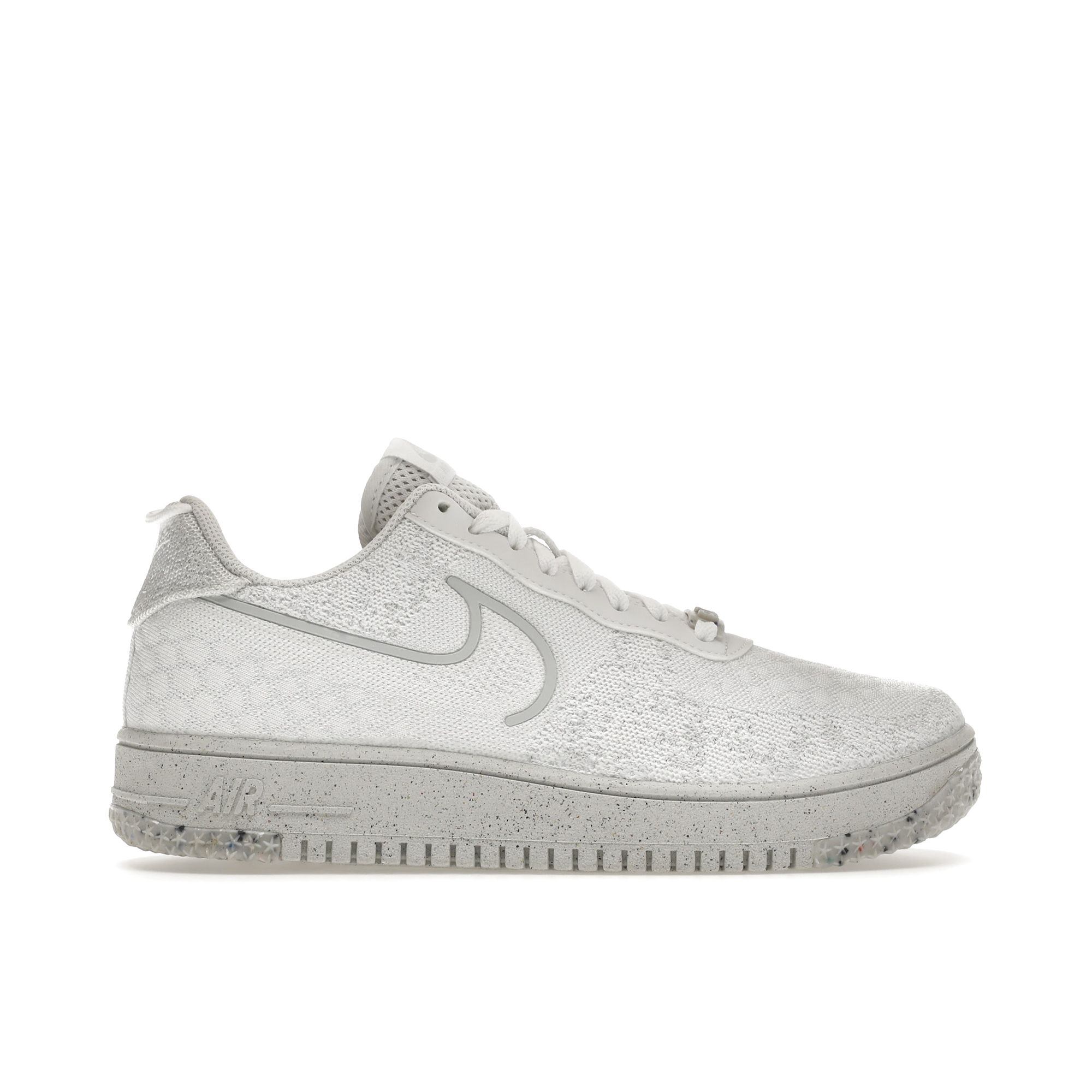 Nike Air Force 1 Low Crater Flyknit White Platinum | DM0590-100 | Laced