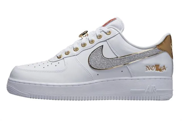 Nike Air Force 1 Low Premium New Orleans - White/Metalli...