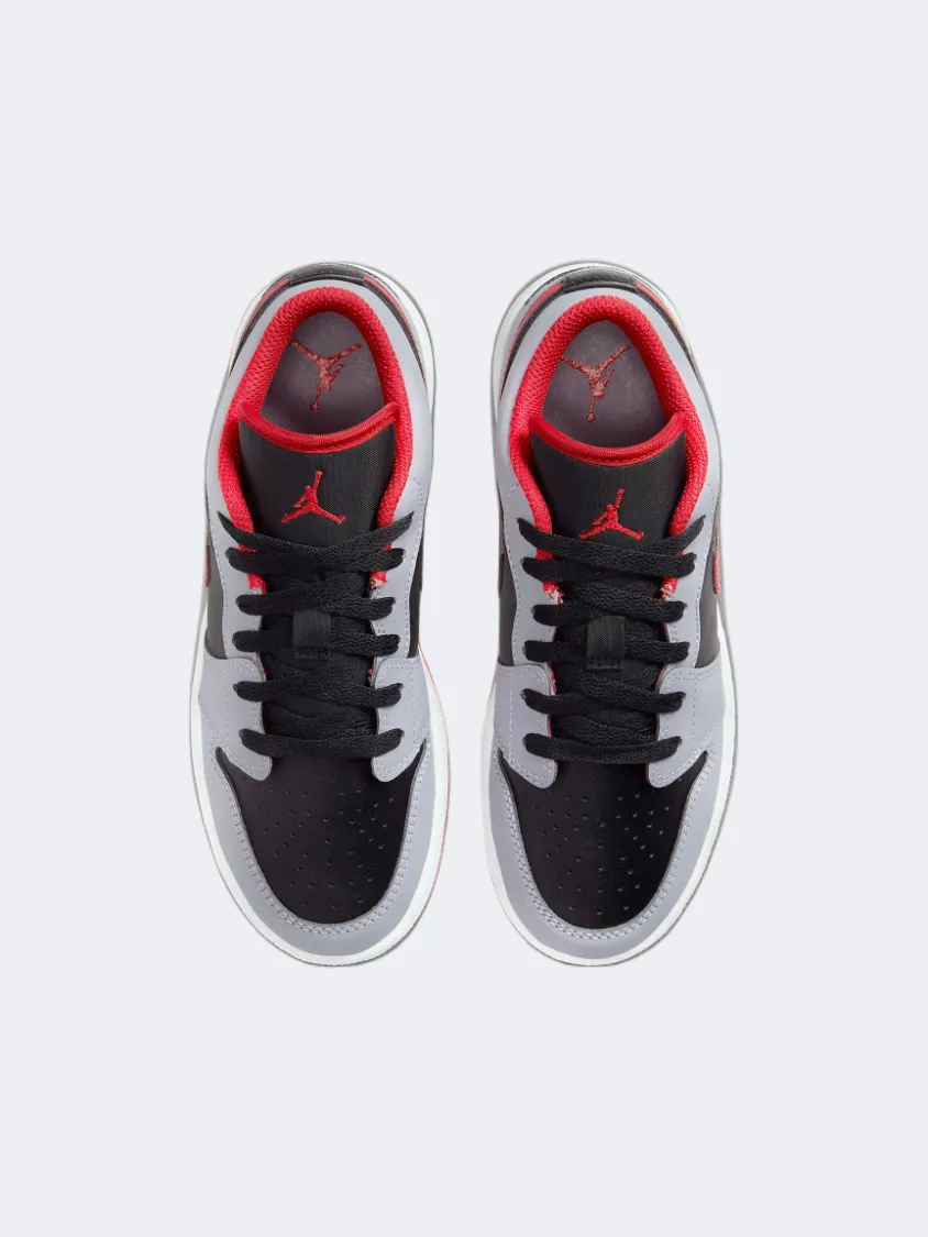 Nike Air Jordan 1 Gs-Boys Lifestyle Shoes Black/Red/Grey/White