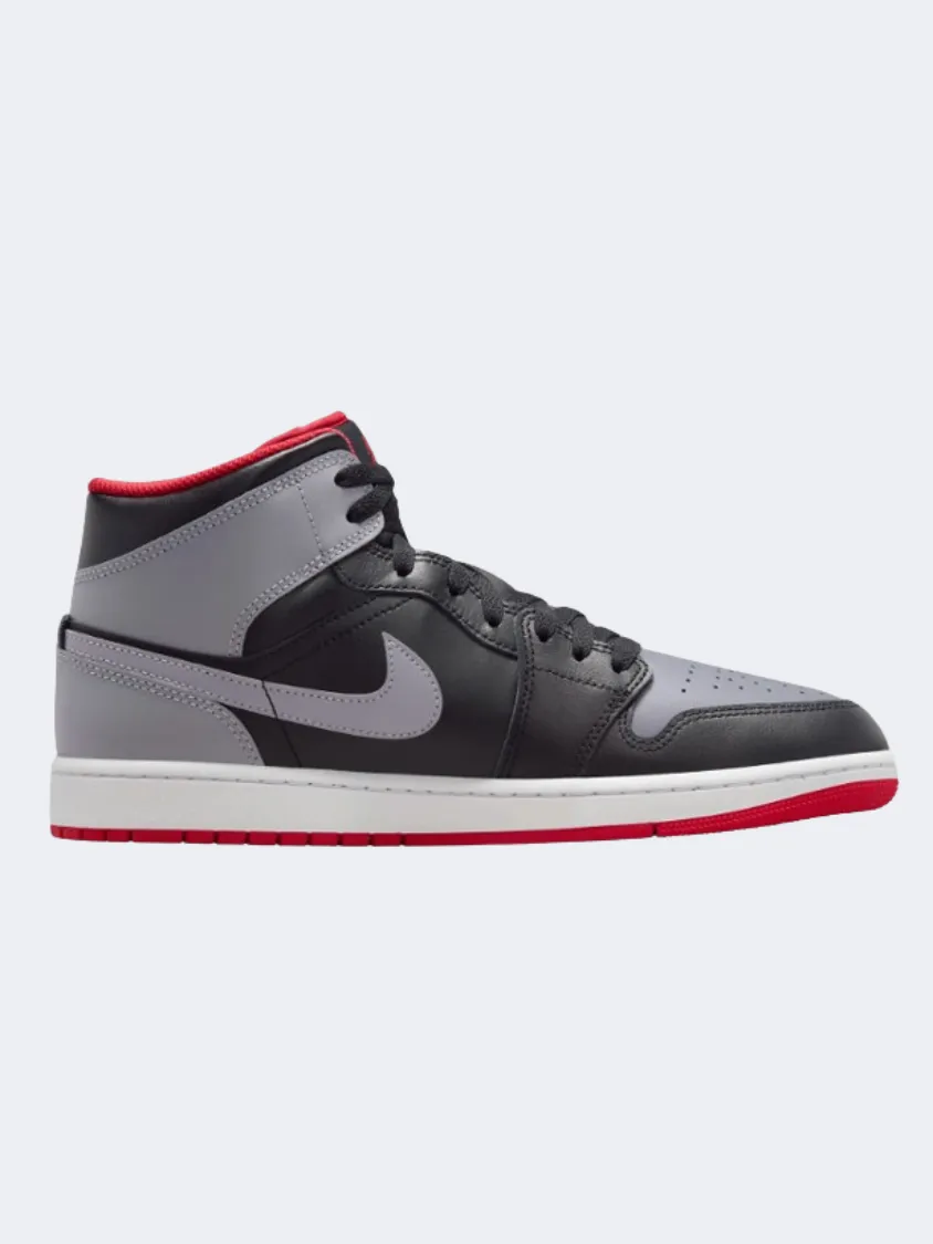 Nike Air Jordan 1 Men Lifestyle Shoes Black/Red/White/Grey