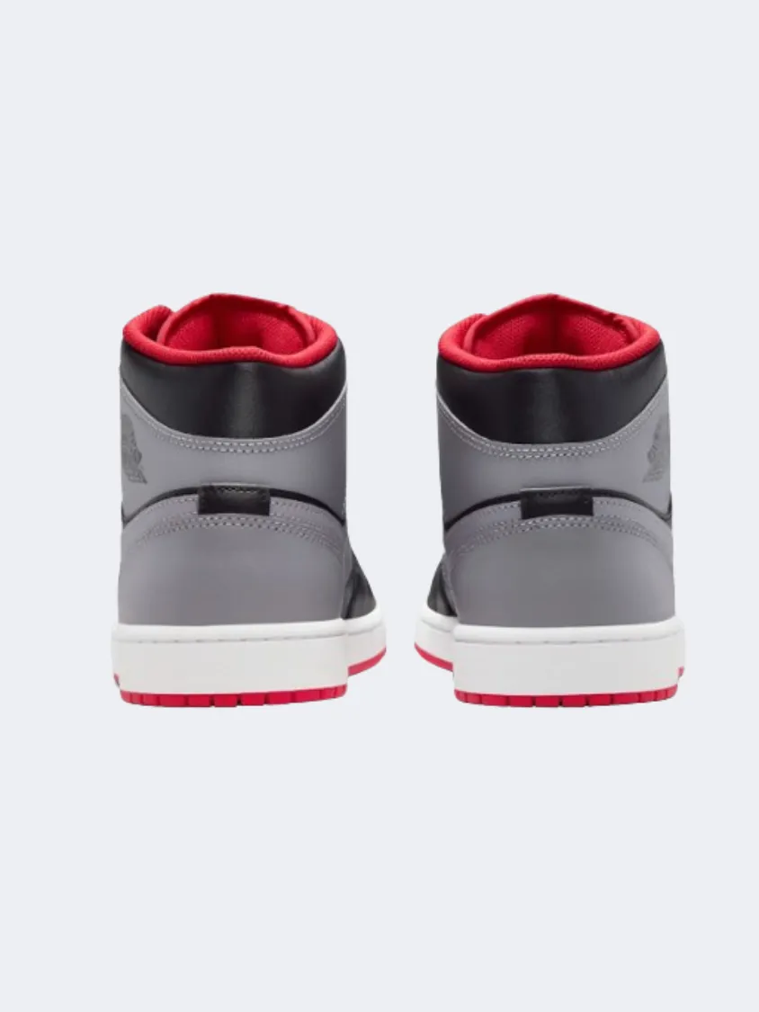 Nike Air Jordan 1 Men Lifestyle Shoes Black/Red/White/Grey