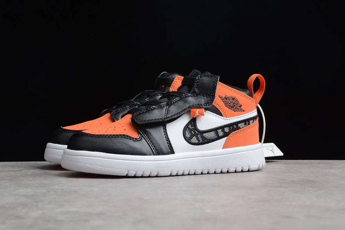 Nike Air Jordan 1 Mid ALT White Black Orange CN8607-018