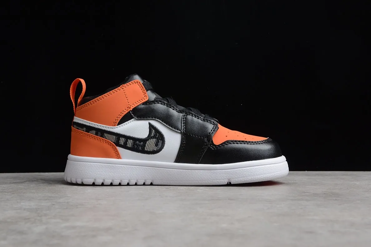 Nike Air Jordan 1 Mid ALT White Black Orange CN8607-018