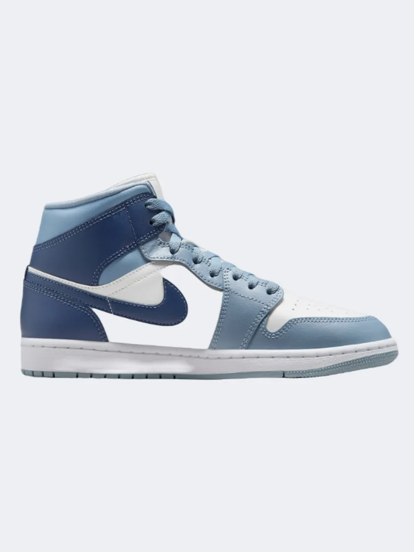 Nike Air Jordan 1 Women Lifestyle Shoes Sail/Blue Grey/White